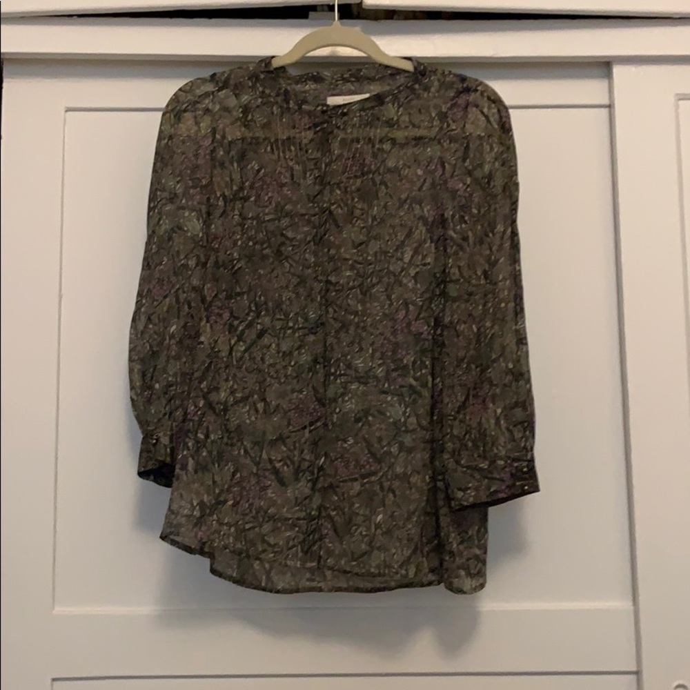 Madewell sheer blouse